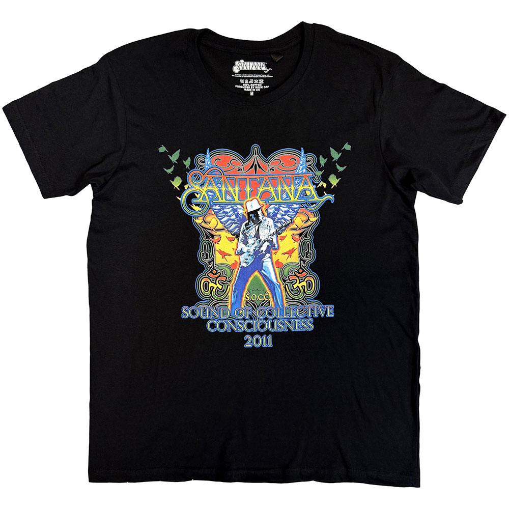 Santana - Collective Consciousness Tour '11 Herren TShirt - Schwarz